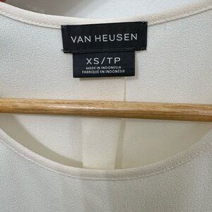 Van Heusen Women's New Cream Blouse